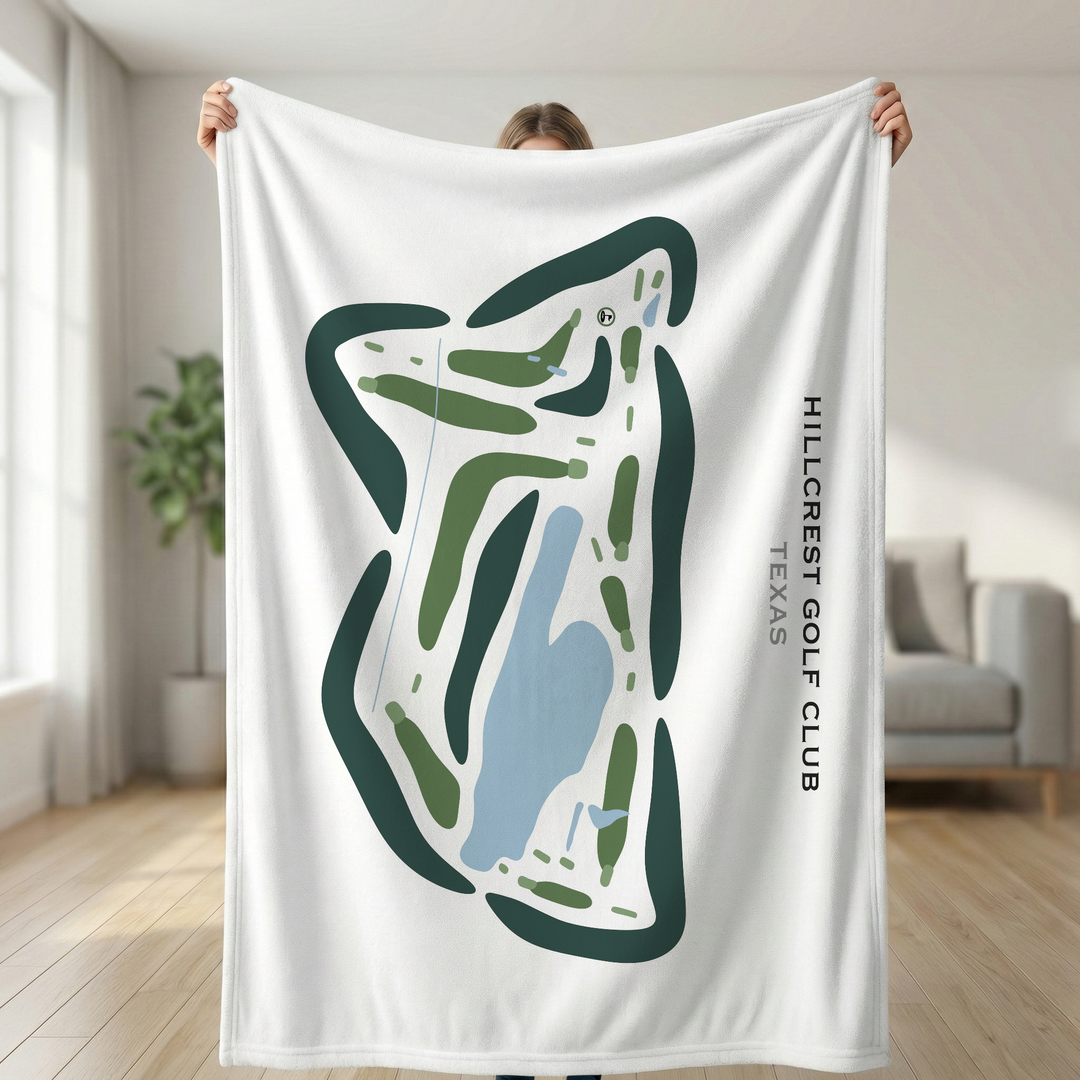 Hillcrest Golf Club, Texas - Printed Golf Courses