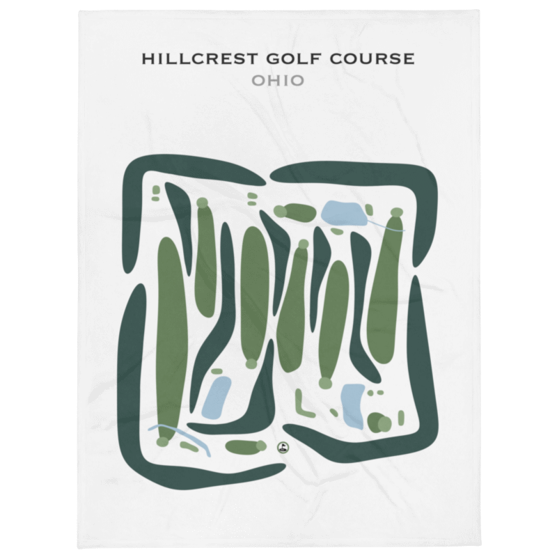 Hillcrest Golf Course, Ohio - Printed Golf Courses