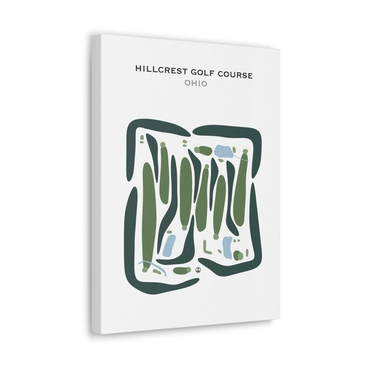 Hillcrest Golf Course, Ohio - Printed Golf Courses