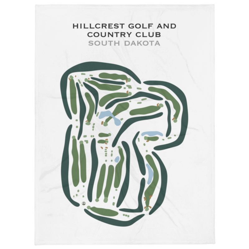 Hillcrest Golf & Country Club, South Dakota - Printed Golf Courses