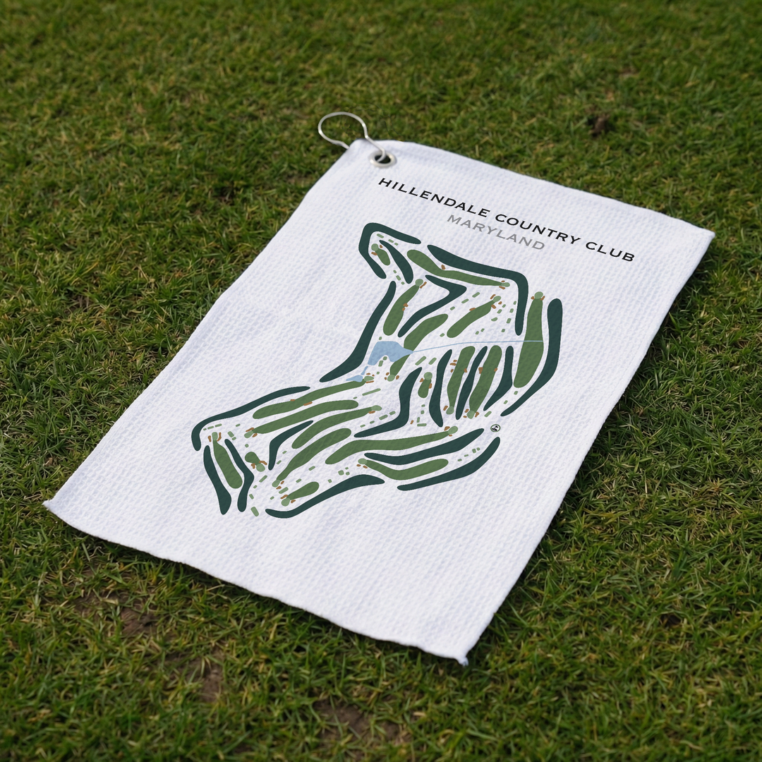 Hillendale Country Club, Maryland - Printed Golf Course