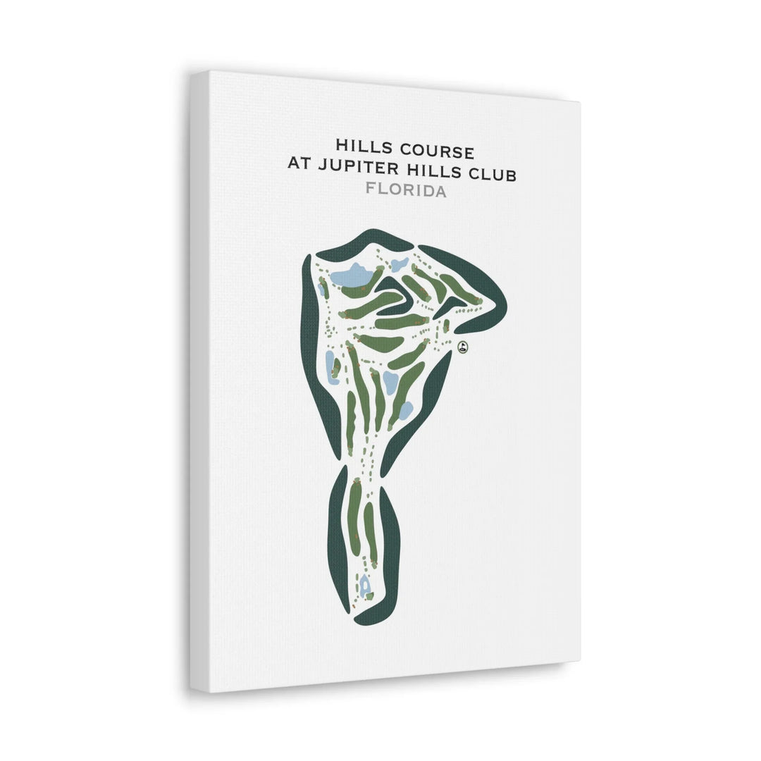 Hills Course at Jupiter Hills Club, Florida - Printed Golf Courses