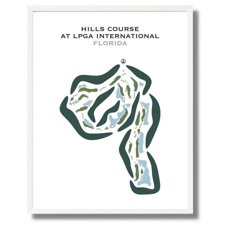 LPGA International - Hills Course, Florida - Printed Golf Courses