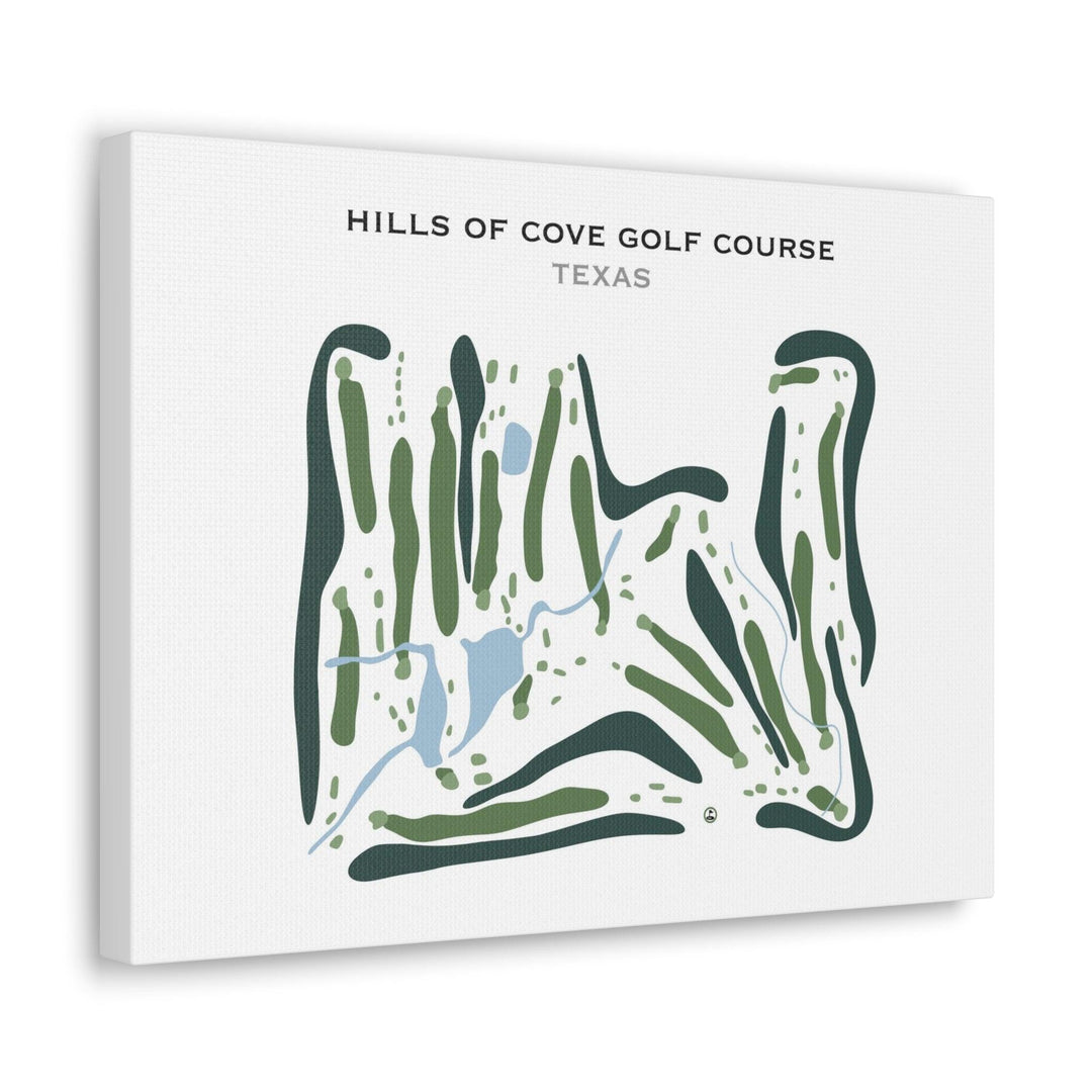 Hills of Cove Golf Course, Texas - Printed Golf Course