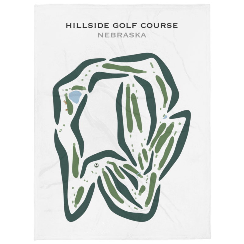 Hillside Golf Course, Nebraska - Printed Golf Courses