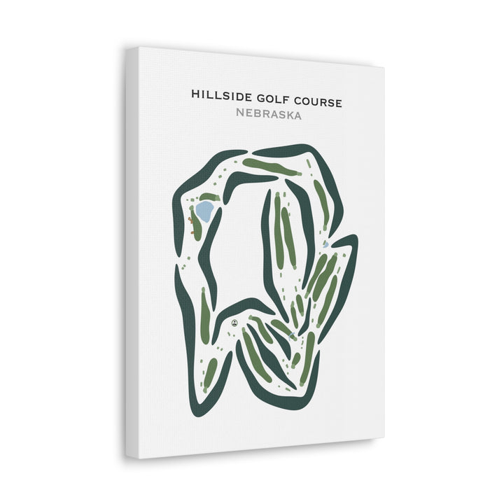 Hillside Golf Course, Nebraska - Printed Golf Courses