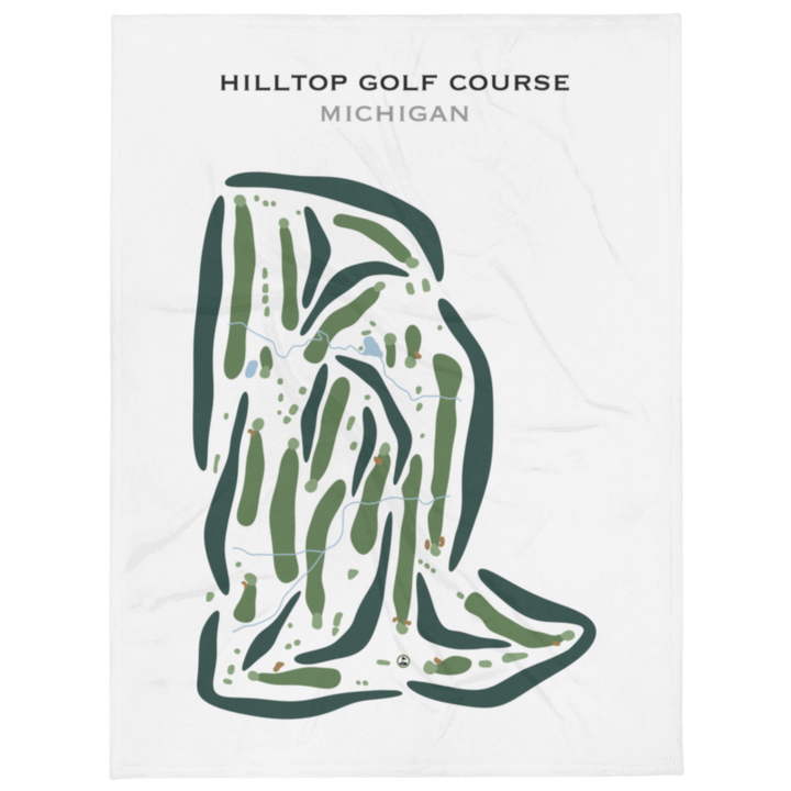 Hilltop Golf Course, Michigan - Printed Golf Courses