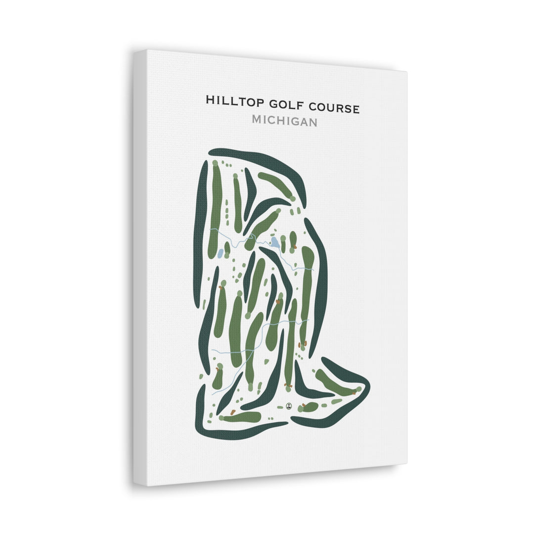 Hilltop Golf Course, Michigan - Printed Golf Courses