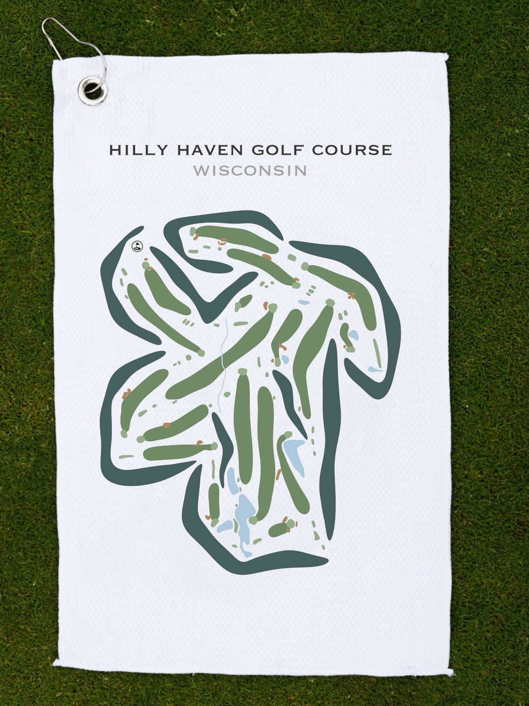 Hilly Haven Golf Course, Wisconsin - Printed Golf Courses