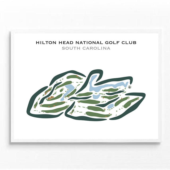 Hilton Head National Golf Club, South Carolina - Printed Golf Courses