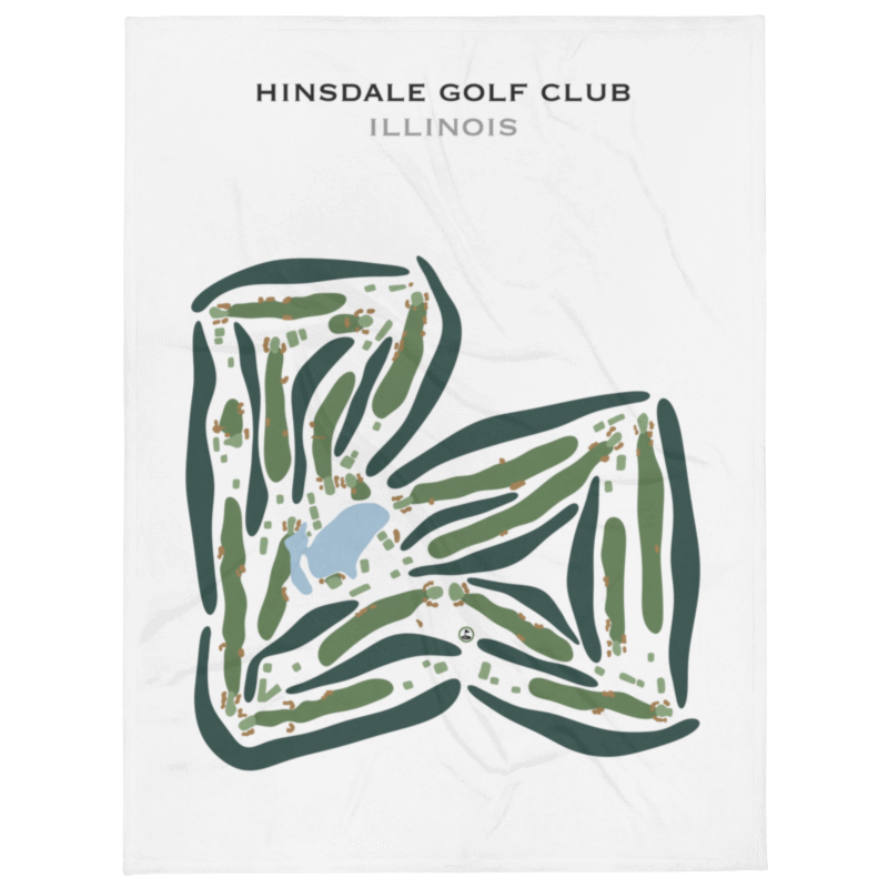 Hinsdale Golf Club, Illinois - Printed Golf Courses