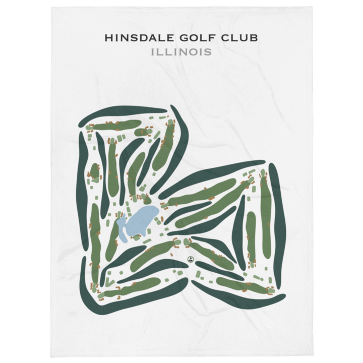 Hinsdale Golf Club, Illinois - Printed Golf Courses