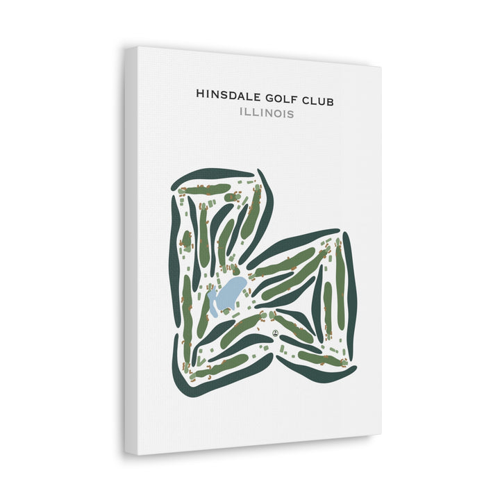 Hinsdale Golf Club, Illinois - Printed Golf Courses