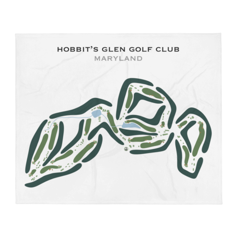 Hobbit's Glen Golf Club, Maryland - Printed Golf Courses