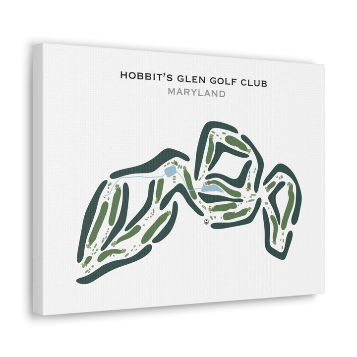 Hobbit's Glen Golf Club, Maryland - Printed Golf Courses