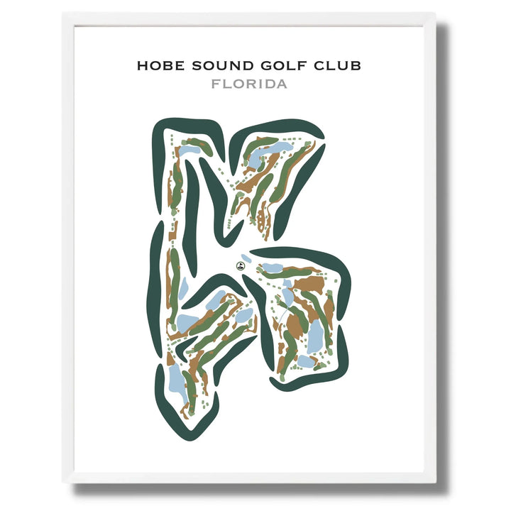 Hobe Sound Golf Club, Florida - Printed Golf Course