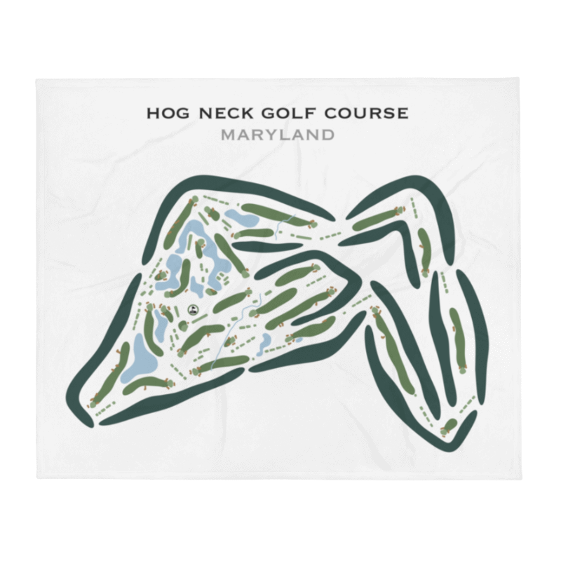 Hog Neck Golf Course, Maryland - Printed Golf Courses