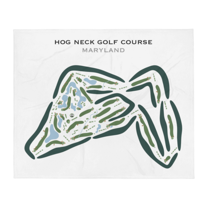 Hog Neck Golf Course, Maryland - Printed Golf Courses