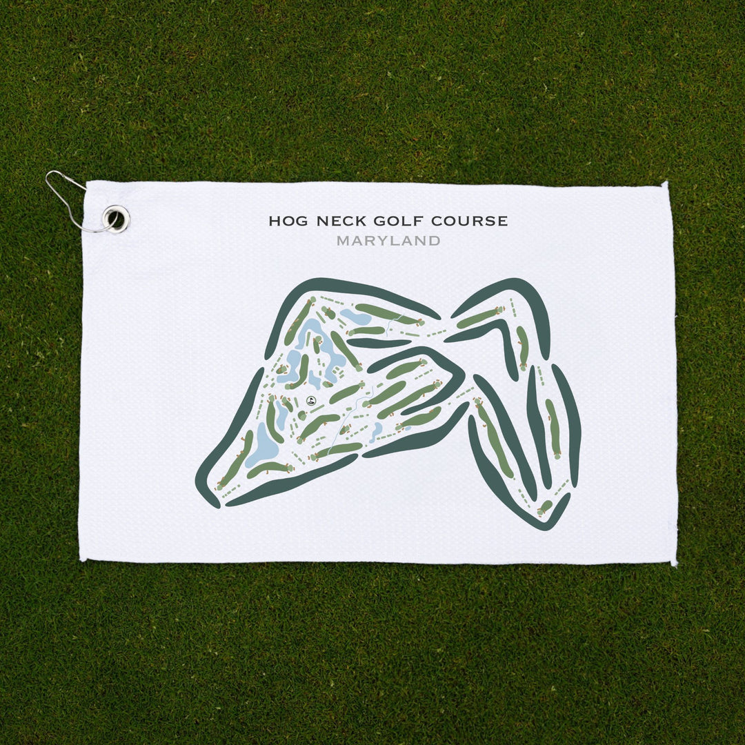 Hog Neck Golf Course, Maryland - Printed Golf Courses