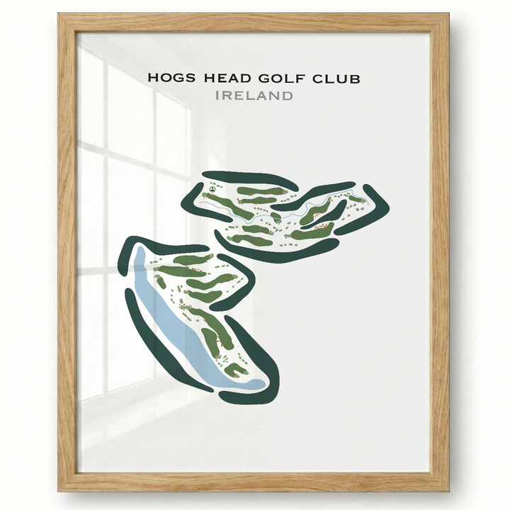 Hogs Head Golf Club, Ireland - Printed Golf Courses
