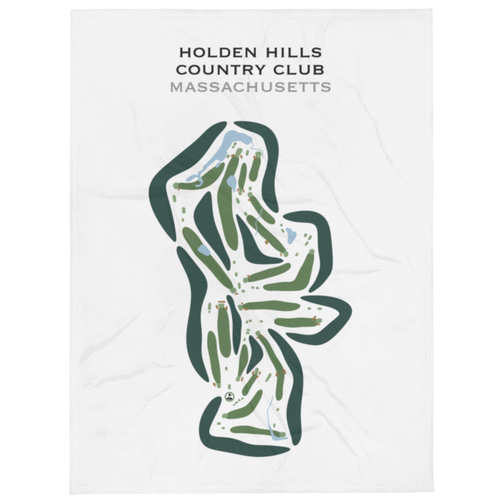 Holden Hills Country Club, Massachusetts - Printed Golf Courses