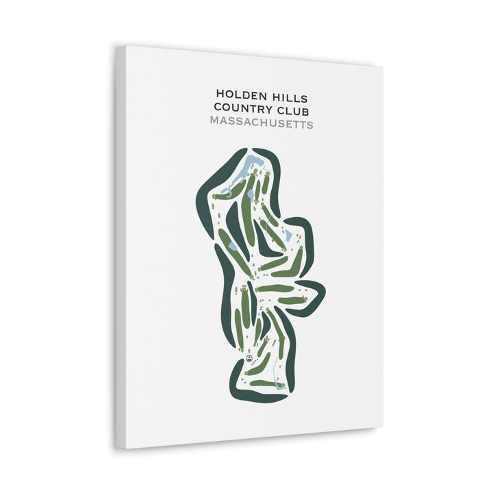 Holden Hills Country Club, Massachusetts - Printed Golf Courses
