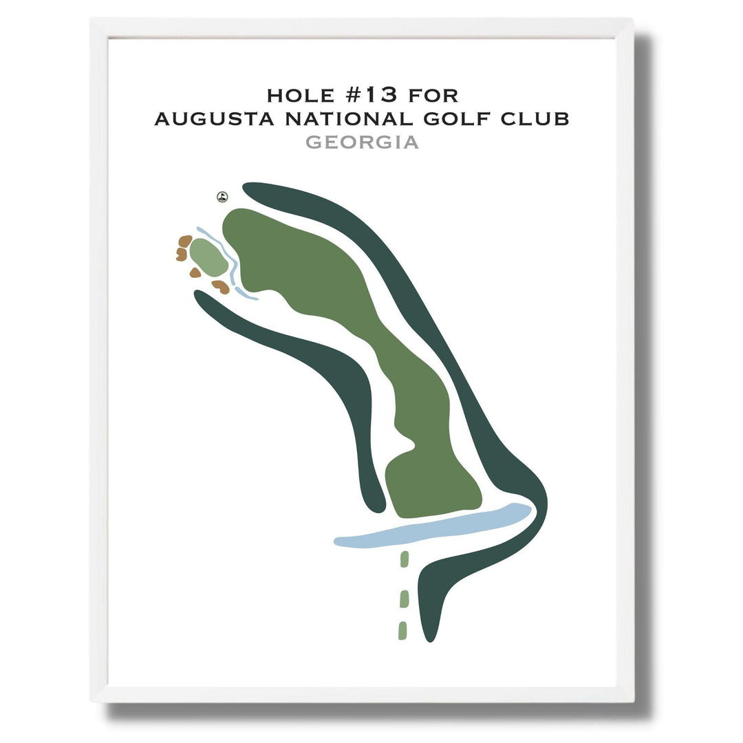 Hole #13 For Augusta National golf Club Georgia