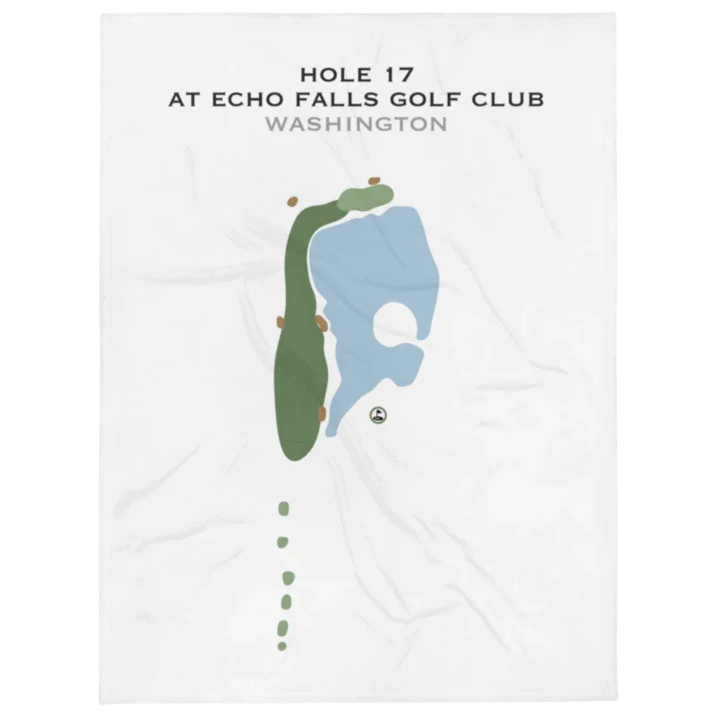 Hole 17 Echo Falls Golf Club, Washington - Printed Golf Courses