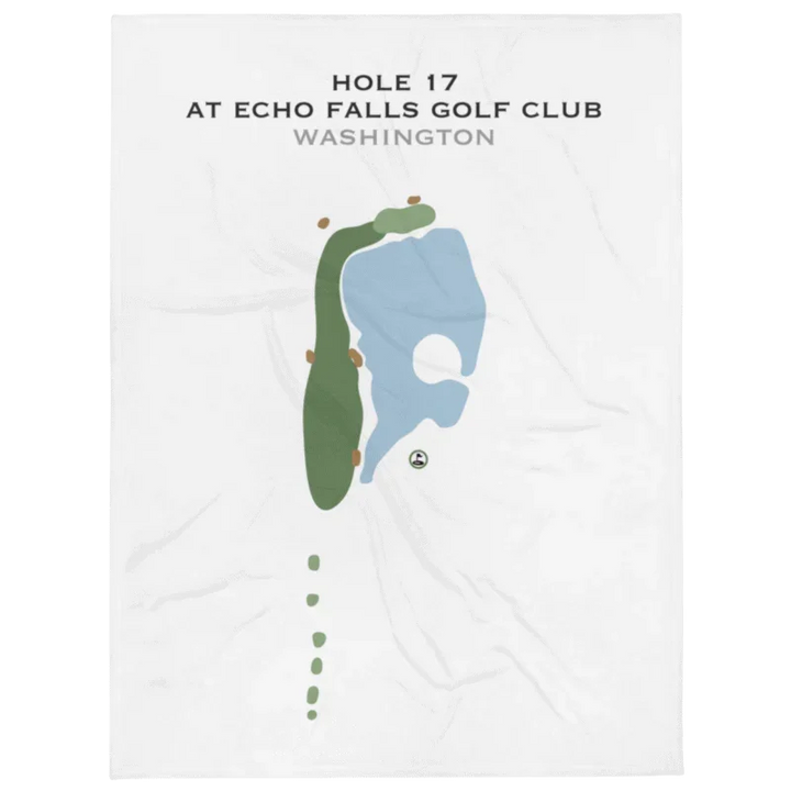 Hole 17 Echo Falls Golf Club, Washington - Printed Golf Courses