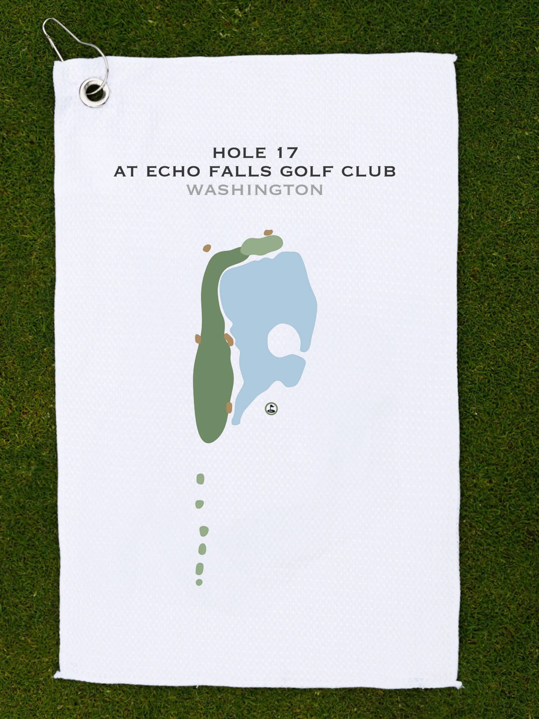 Hole 17 Echo Falls Golf Club, Washington - Printed Golf Courses