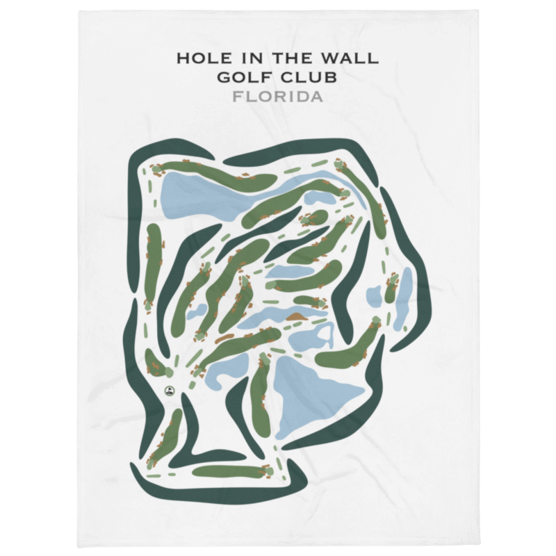 Hole in the Wall Golf Club, Florida - Printed Golf Courses