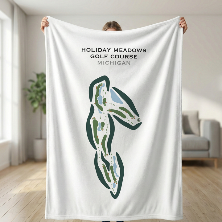 Holiday Meadows Golf Course, Michigan - Printed Golf Courses