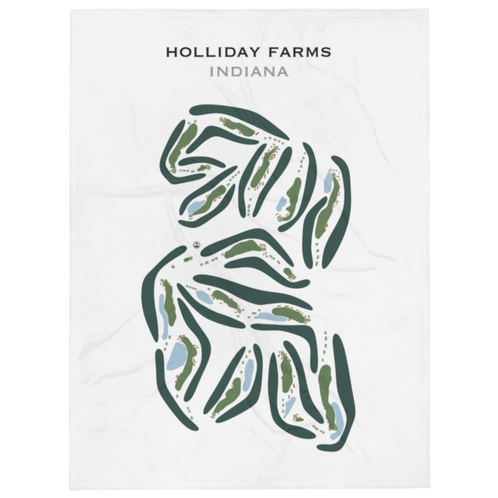 Holliday Farms, Indiana - Printed Golf Courses