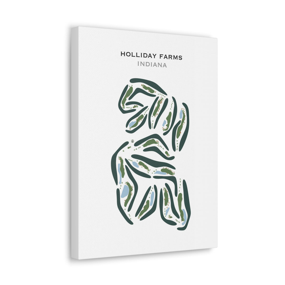 Holliday Farms, Indiana - Printed Golf Courses