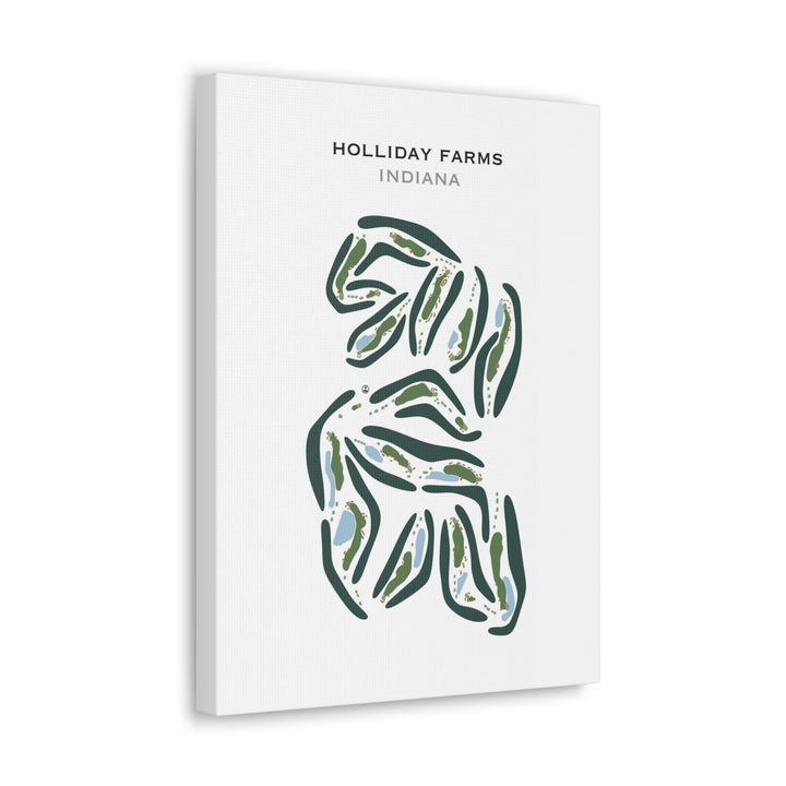 Holliday Farms, Indiana - Printed Golf Courses