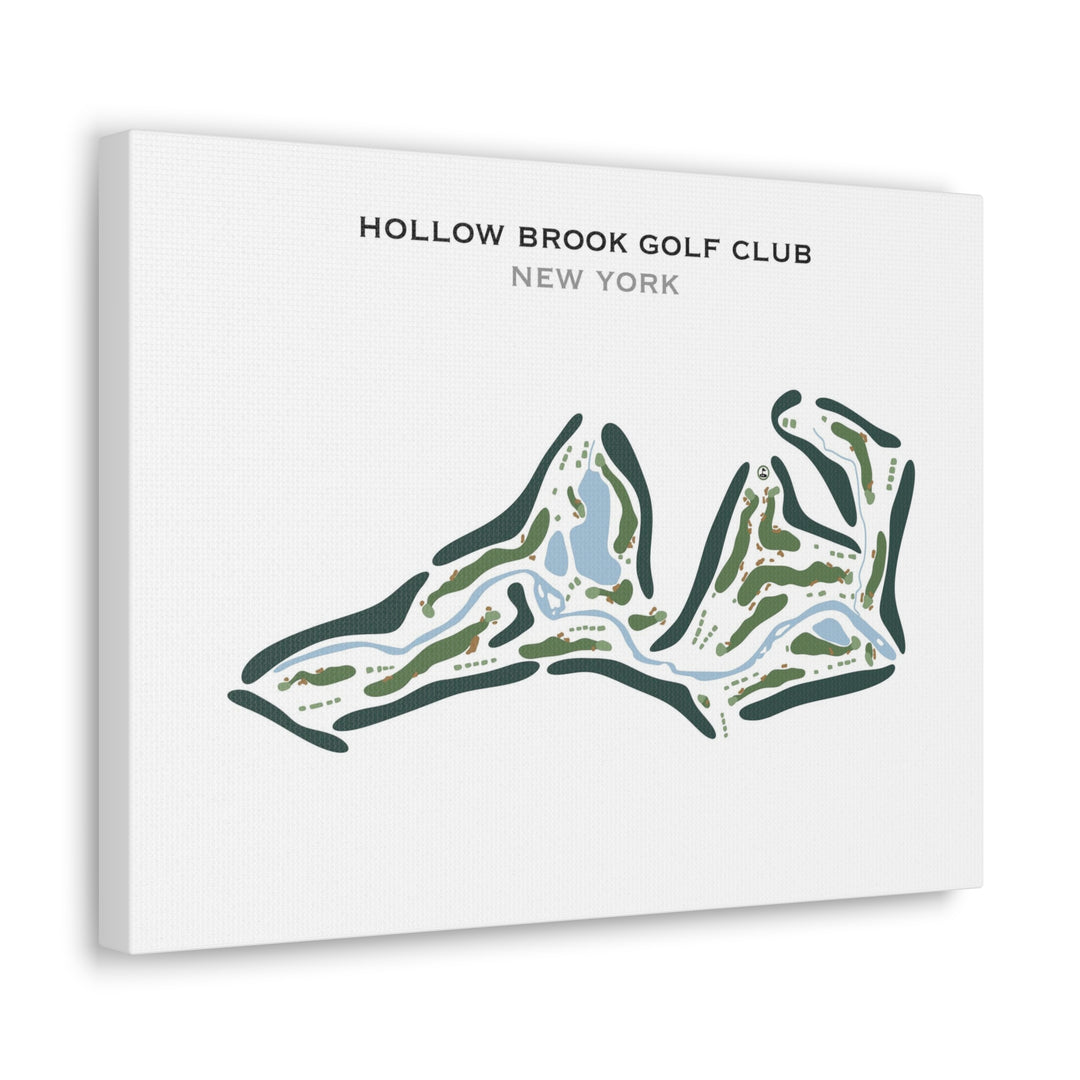 Hollow Brook Golf Club, New York - Printed Golf Course