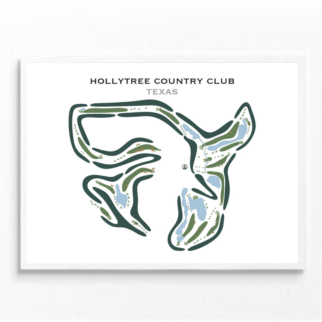 Hollytree Country Club, Texas - Printed Golf Courses - Golf Course Prints