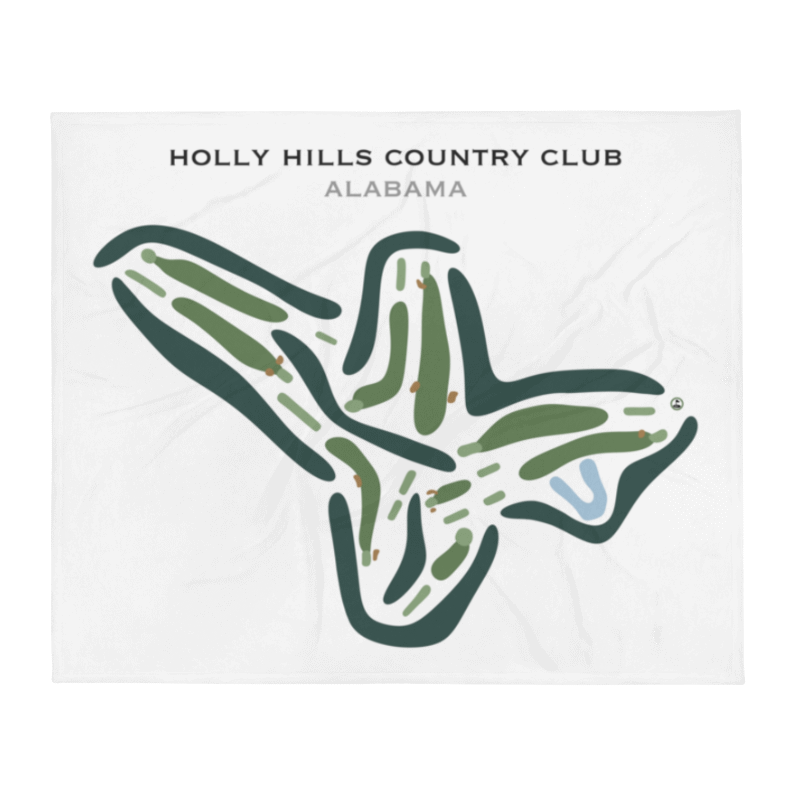 Holly Hills Country Club, Alabama - Printed Golf Courses