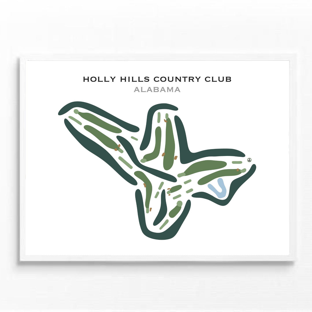 Holly Hills Country Club, Alabama - Printed Golf Courses