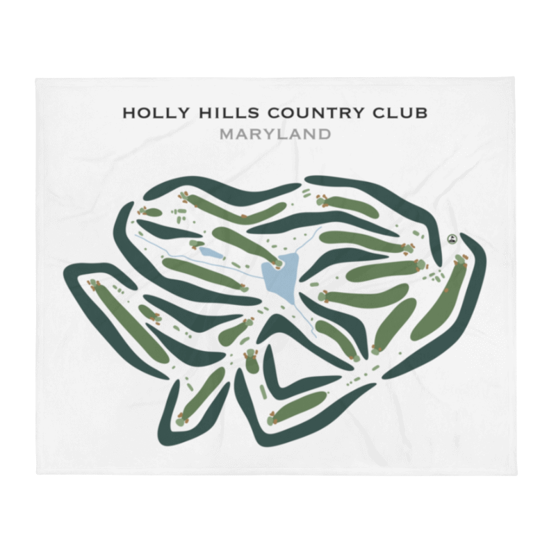 Holly Hills Country Club, Maryland - Printed Golf Courses