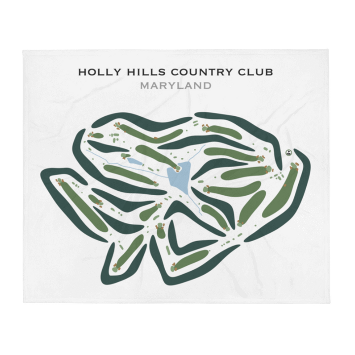 Holly Hills Country Club, Maryland - Printed Golf Courses