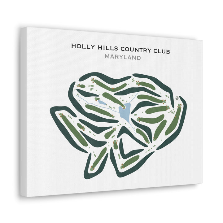 Holly Hills Country Club, Maryland - Printed Golf Courses