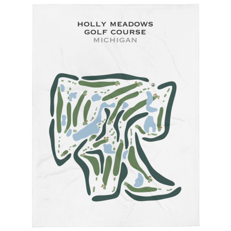 Holly Meadows Golf Course, Michigan - Printed Golf Courses