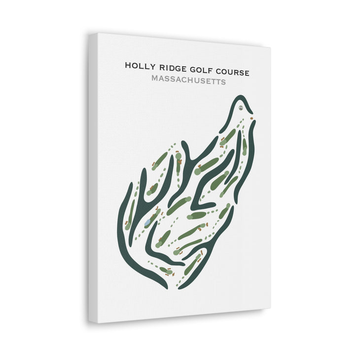 Holly Ridge Golf Course, Massachusetts - Printed Golf Courses