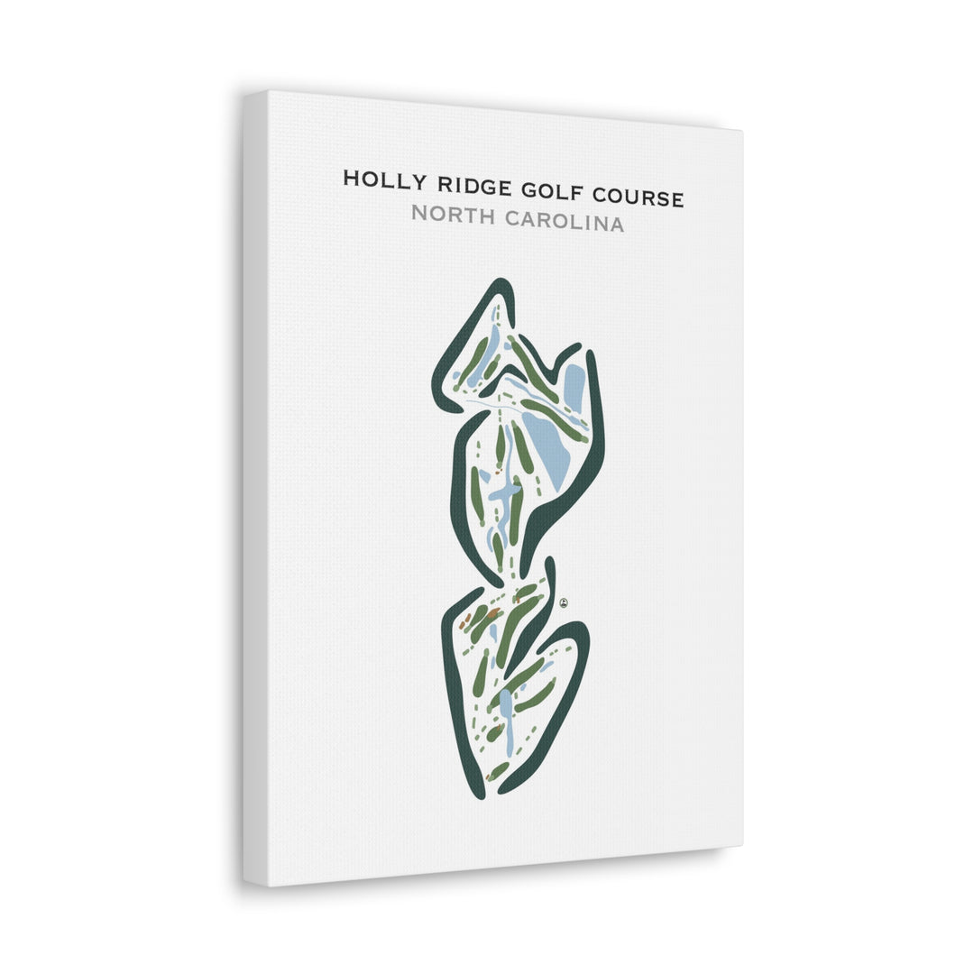 Holly Ridge Golf Course, North Carolina - Printed Golf Courses