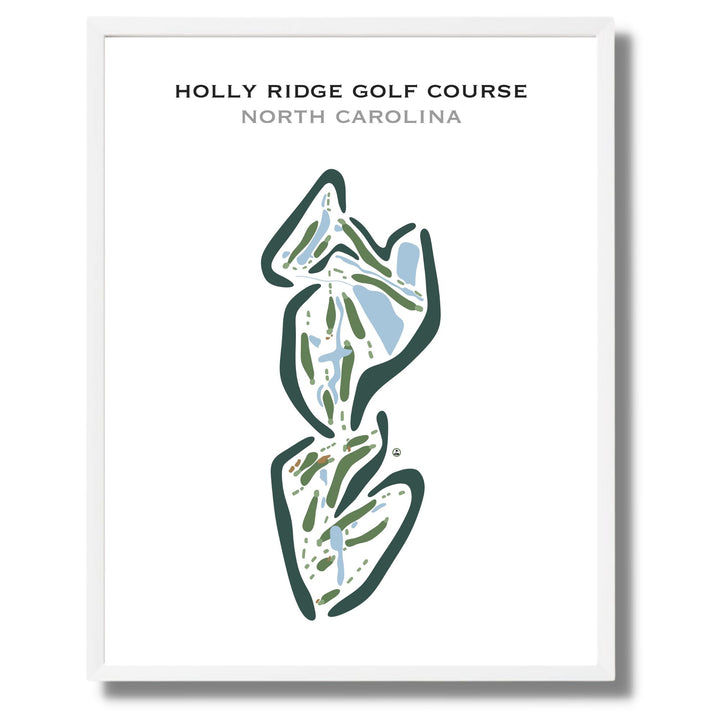 Holly Ridge Golf Course, North Carolina - Printed Golf Courses