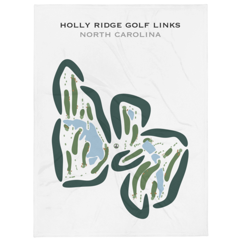Holly Ridge Golf Links, North Carolina - Printed Golf Courses