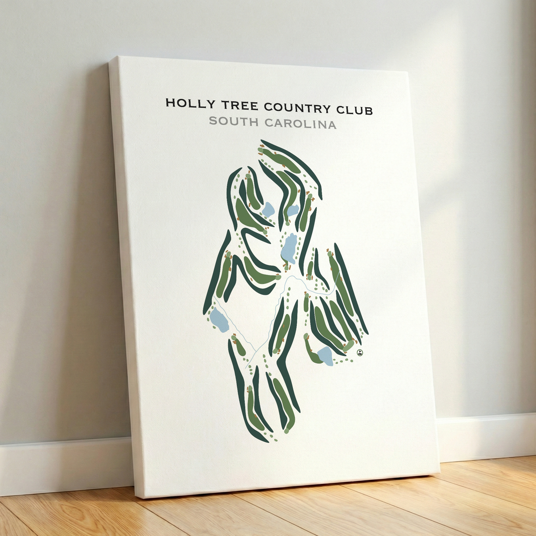 Holly Tree Country Club, South Carolina - Printed Golf Courses