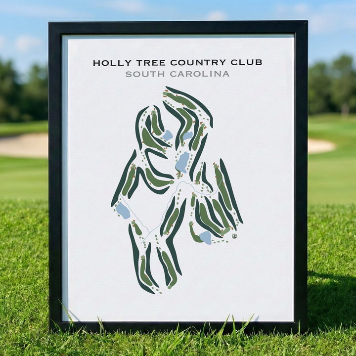 Holly Tree Country Club, South Carolina - Printed Golf Courses