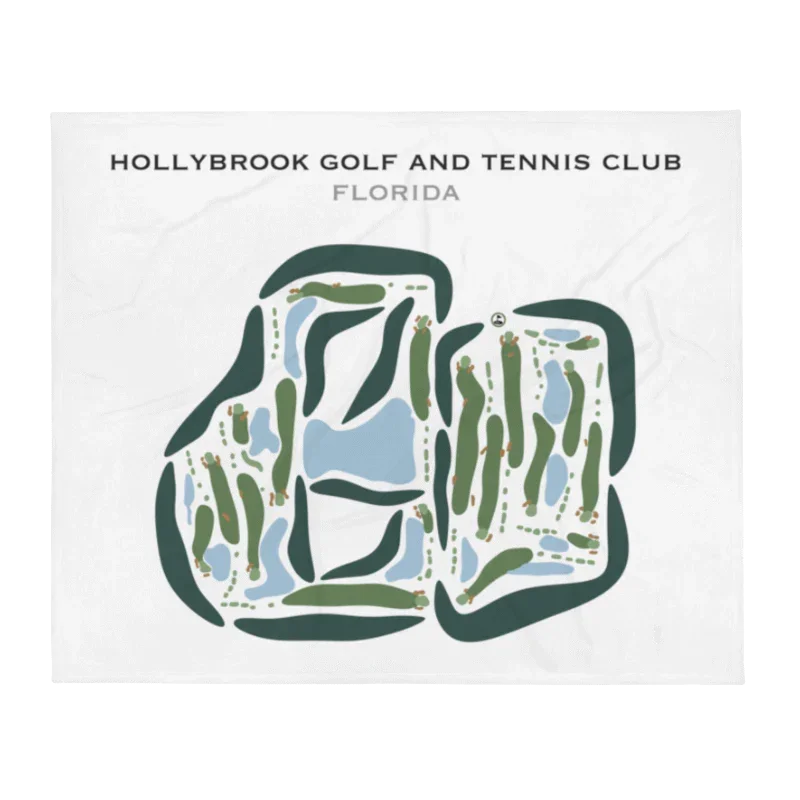 Hollybrook Golf & Tennis Club, Florida - Printed Golf Courses